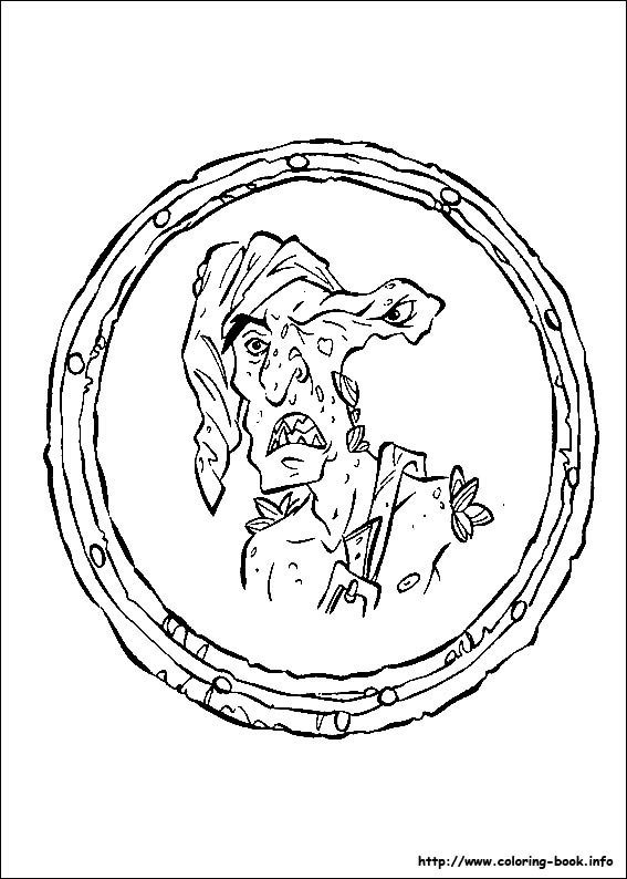 Pirates of the Caribbean coloring picture